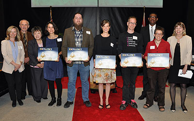 James Bryers, Michelle Munk, Christine Saraceno, David Stocker, Shawna Watson Teachers, City View Alternative P.S.