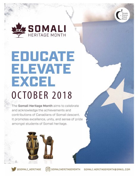 Somali Heritage Month Poster