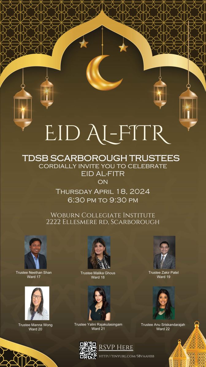 Scarborough Joint Eid Invite Flyer