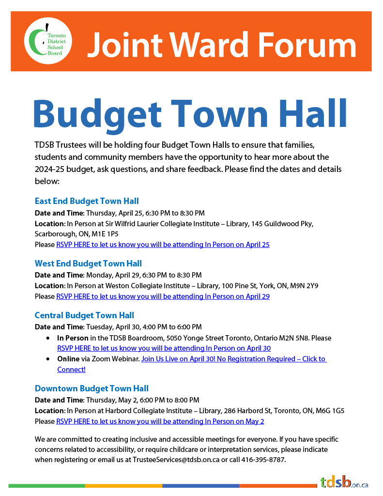 Joint Budget Town Hall