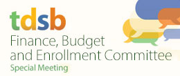 Finance, Budget and Enrolment Committee (Special Meeting)