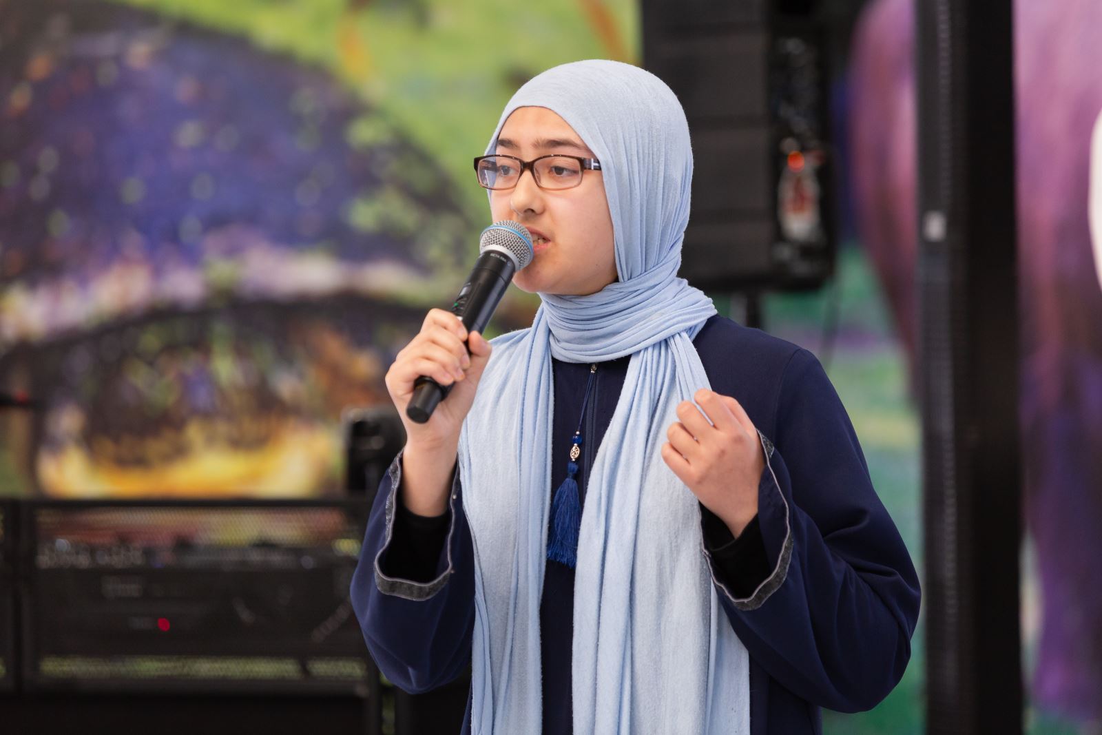 Photo from Digital Safety Poetry Slam.