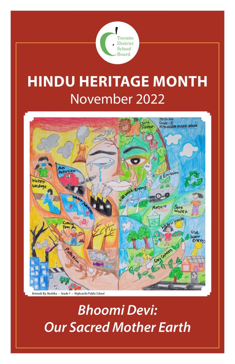 Bhoomi Devi - Our Saced Mother Earth artwork by Hoshika Grade 1 – Highcastle Public School