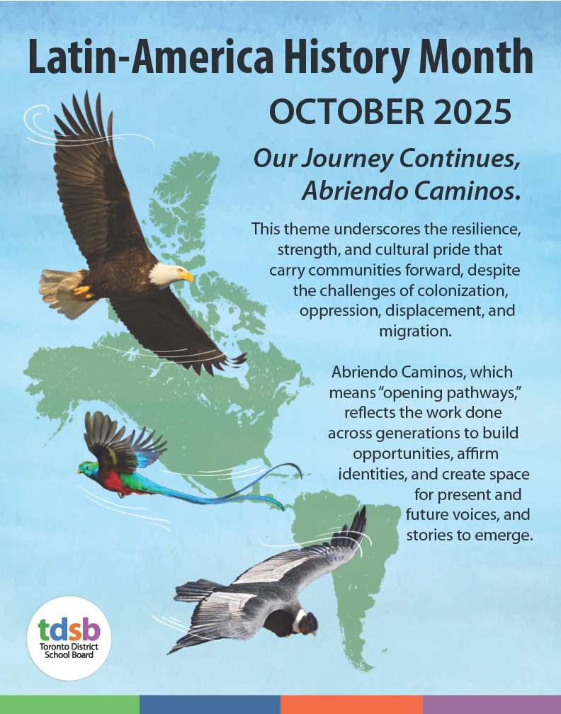 tdsb latin america heritage month poster for 2025