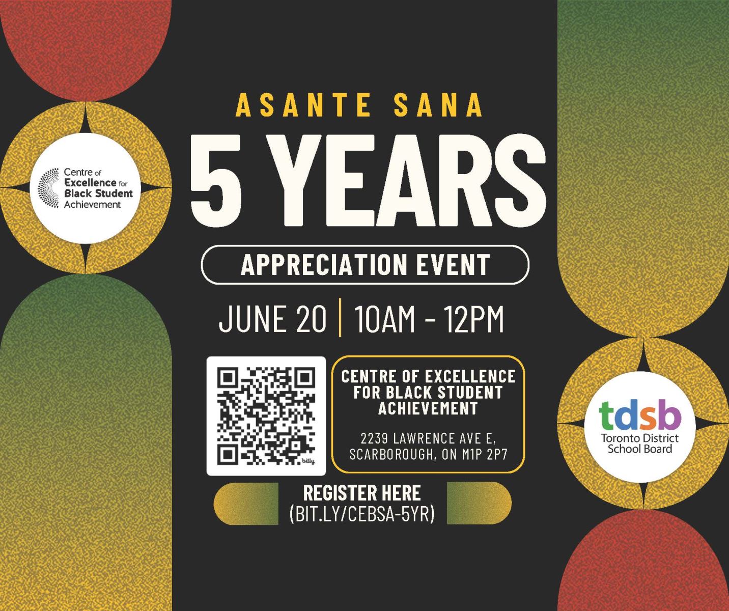 5 year appreciation event