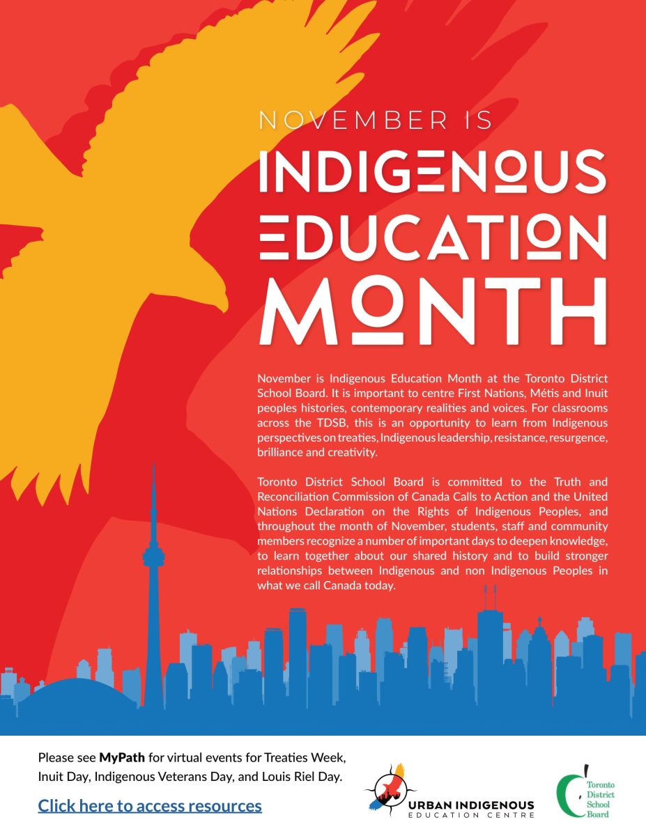 november is indigenous education month