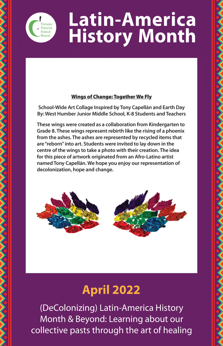Purple Wings of Change Latin-America History Month