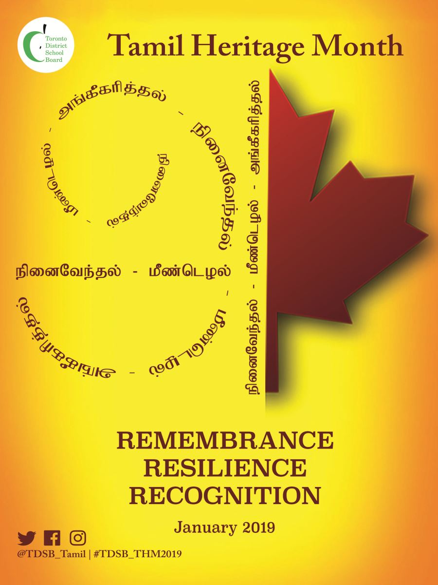 Tamil Heritage Month Poster