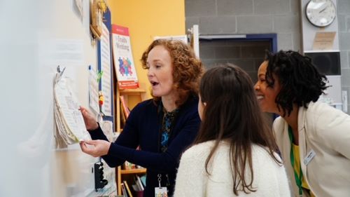 Trustee Debbie King and MPP Alexa Gilmour