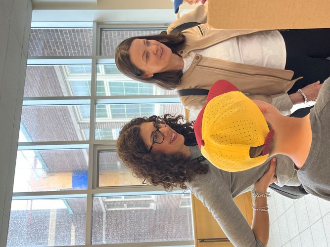 Trustee Stacey Cline and MPP Stephanie Bowman