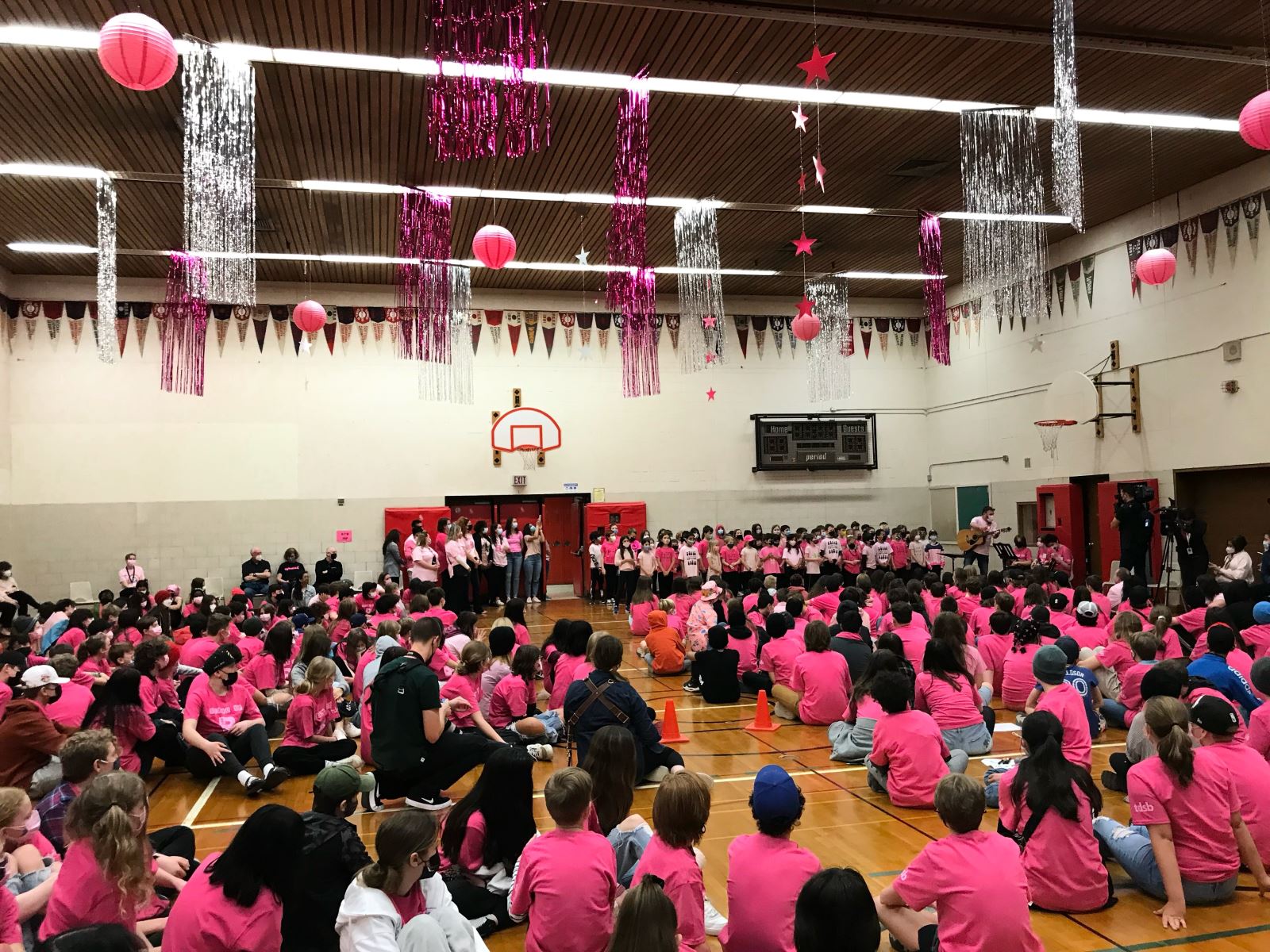 Bowmore Students at Day of Pink