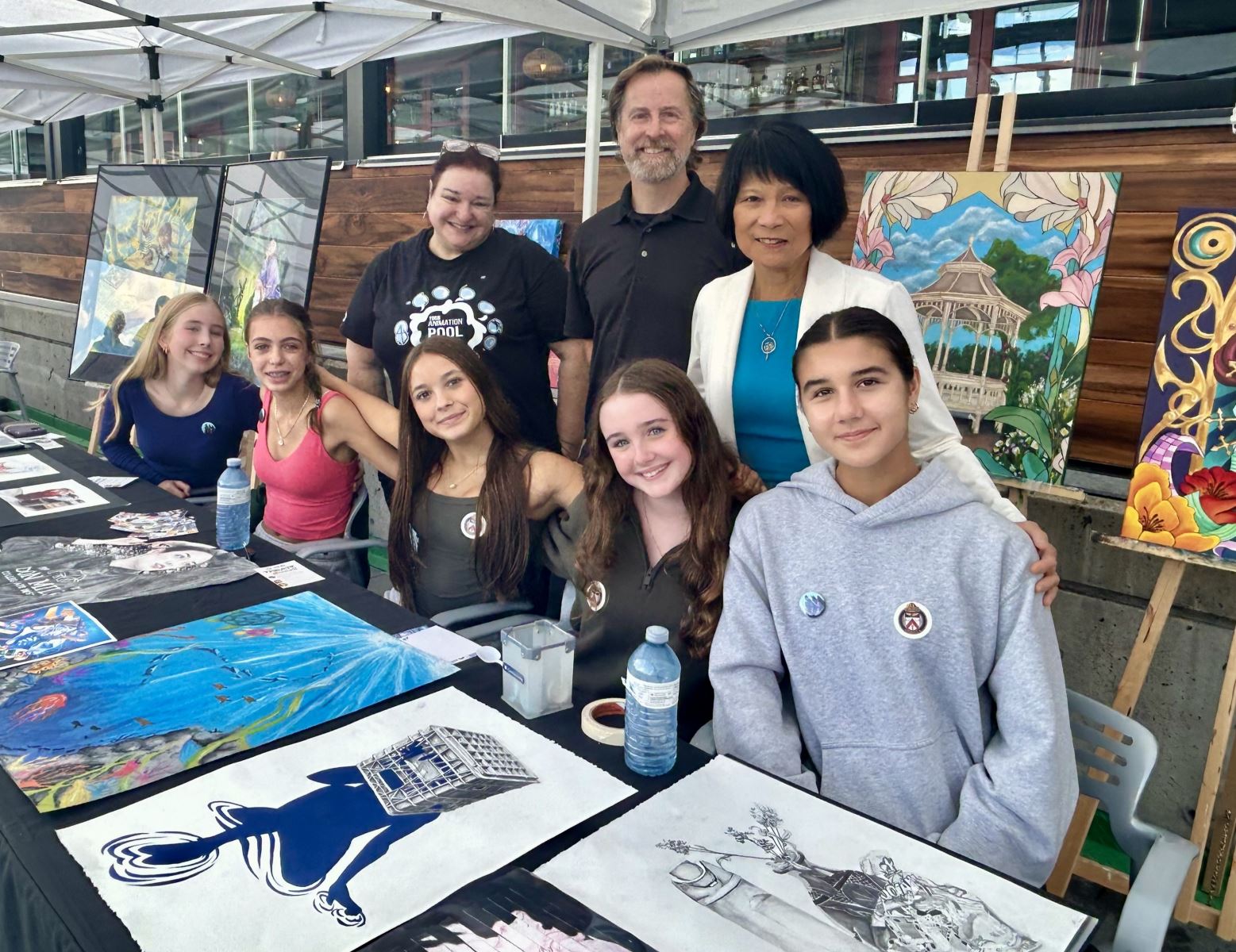 Mayor Olivia Chow with Don Mills CI students and staff