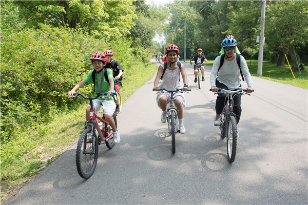 Summer Camp - Bike Ride in Centre Island