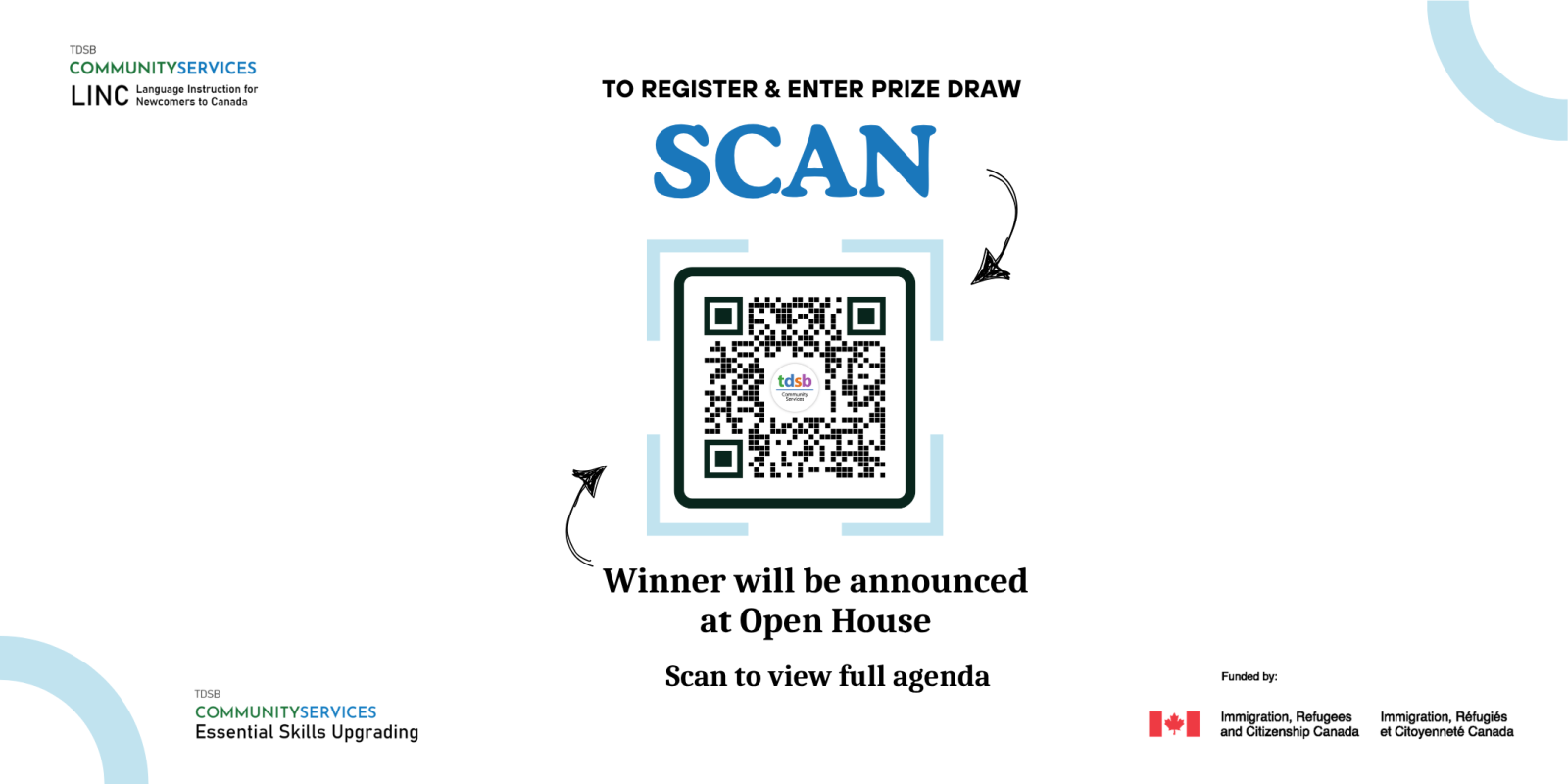 QR code for registration