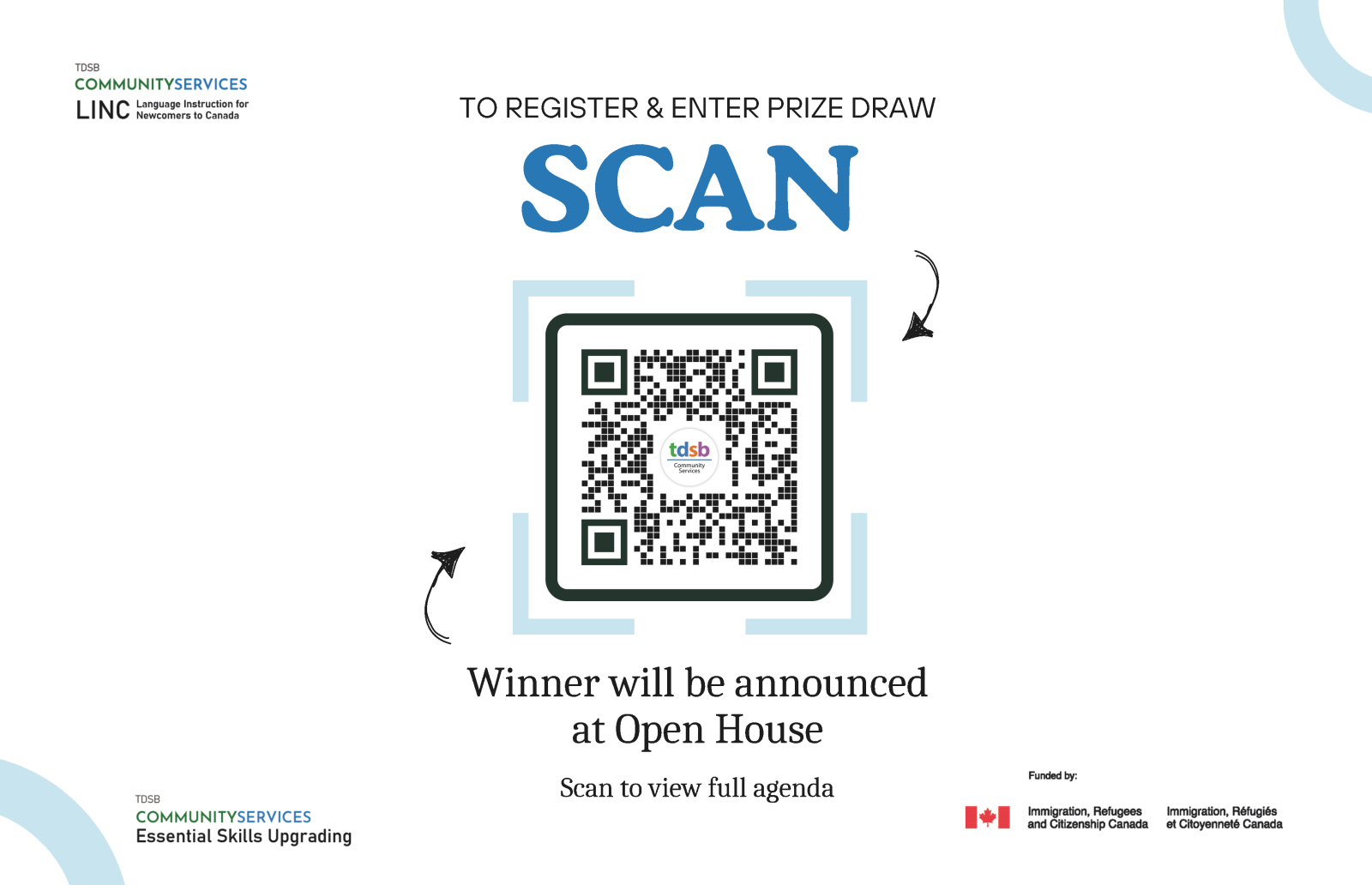 QR code for registration