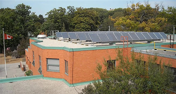 solar panels at Hillcrest