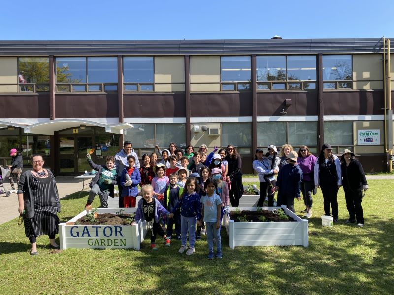 Participants with Gator Garden. Open Gallery