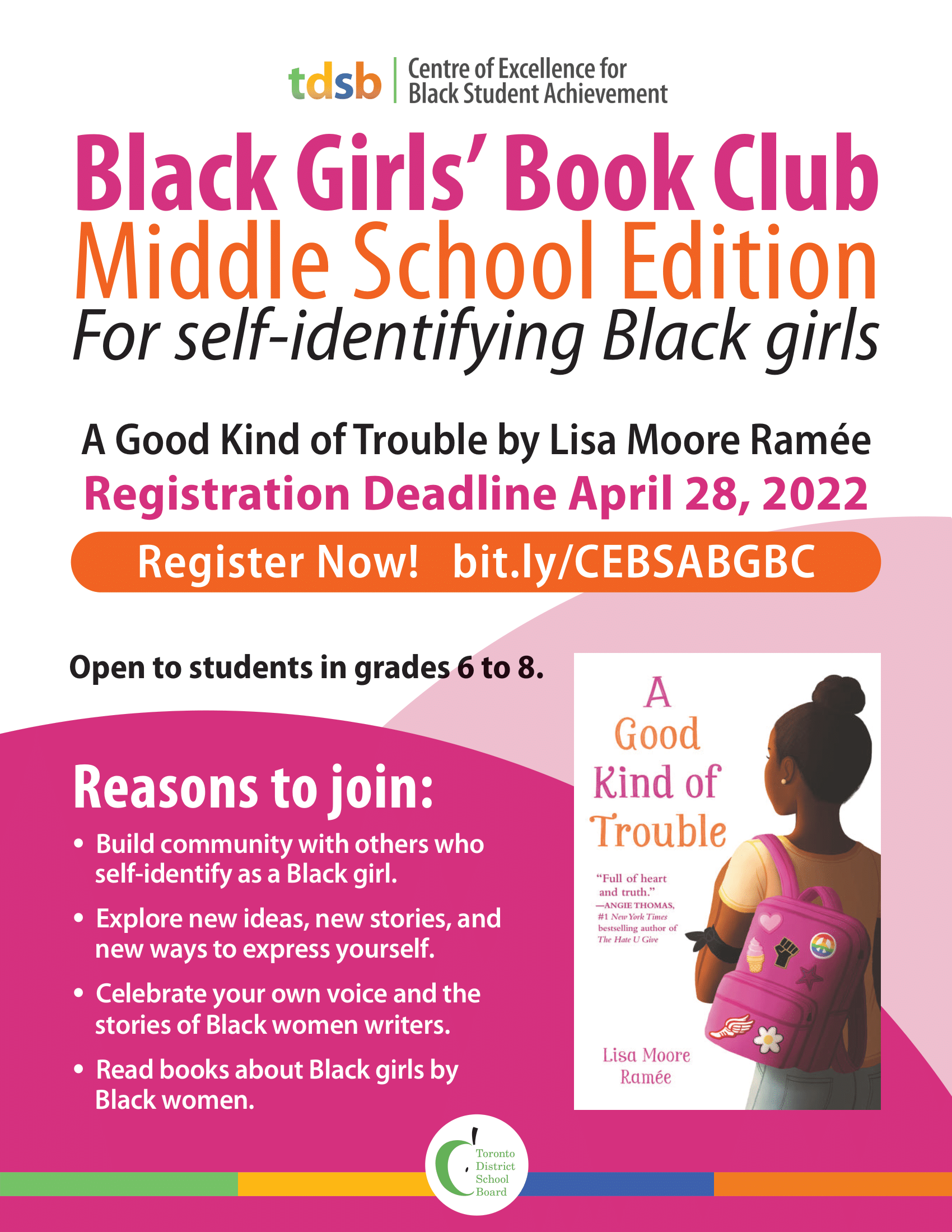 Black Girls’ Book Club
Middle School Edition