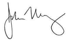 Dr. John Malloy signature