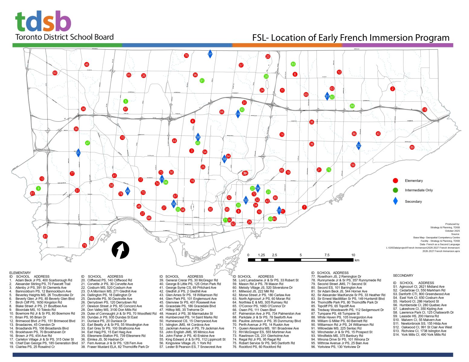 FSL-Early-Immersion-Location-Map