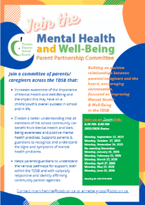 Mental health and well being - parent partnership committee
