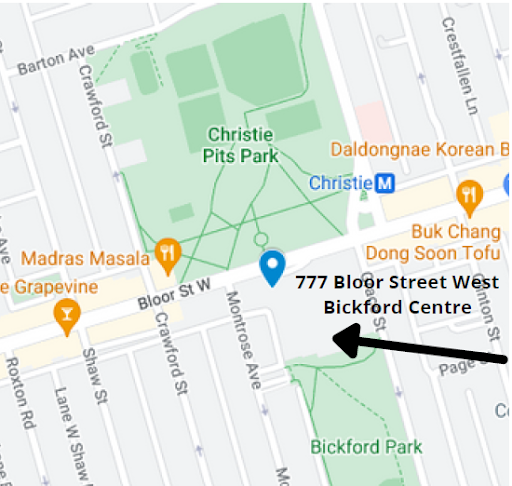 The West End TDSB Assessment Centre is located on the south side of Bloor Street West across from Christie Pits Park.