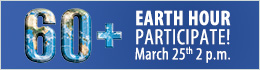 Earth Hour Participate! March 25, 2p.m.