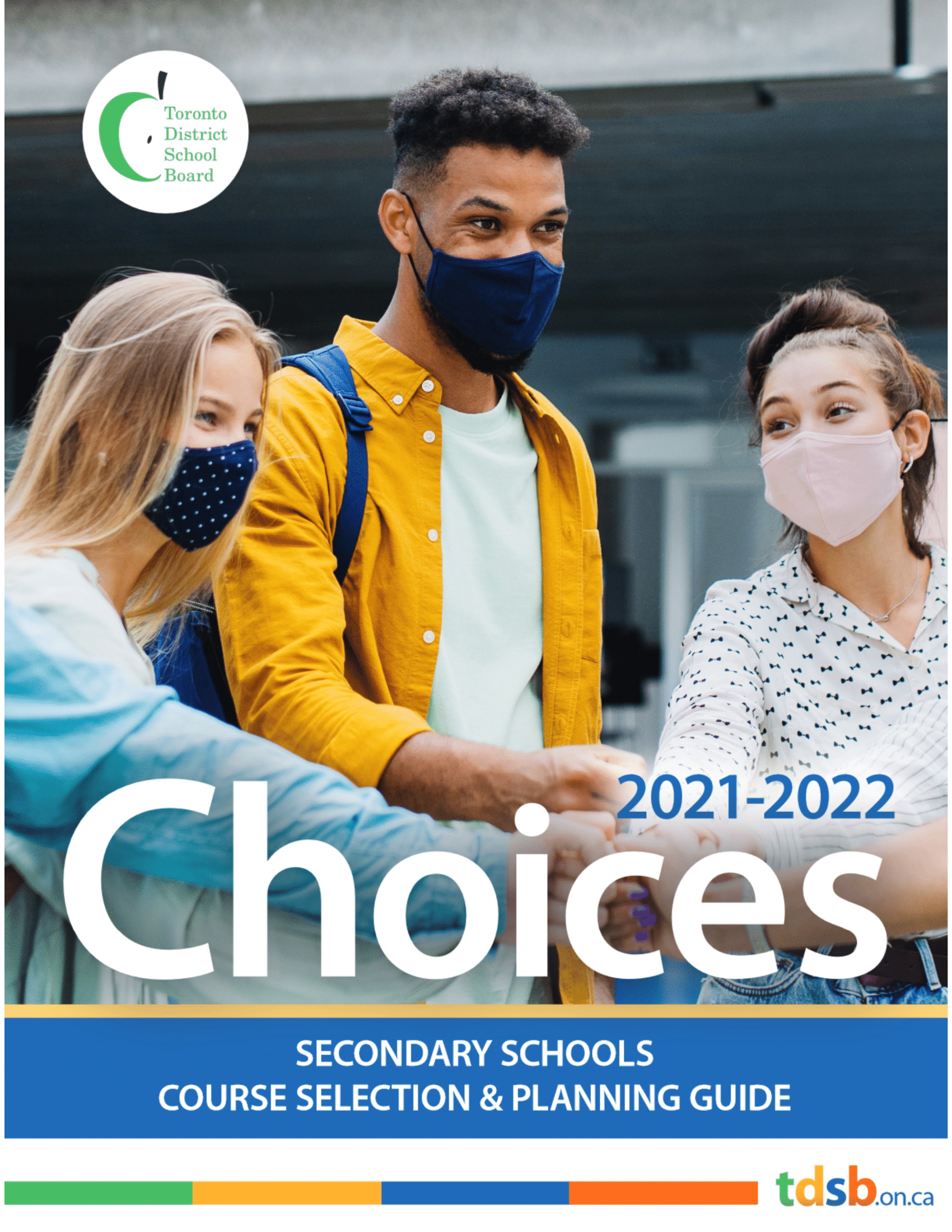 TDSB Choices 2021-22 front page